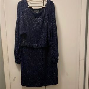 Jessica Howard Navy Long Sleeve Dress